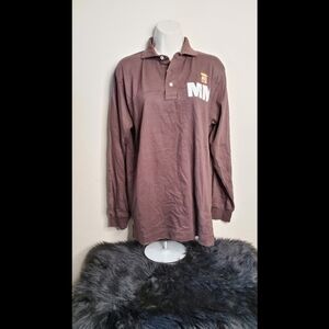 Marina Militare Long Sleeve Logo Polo Italian